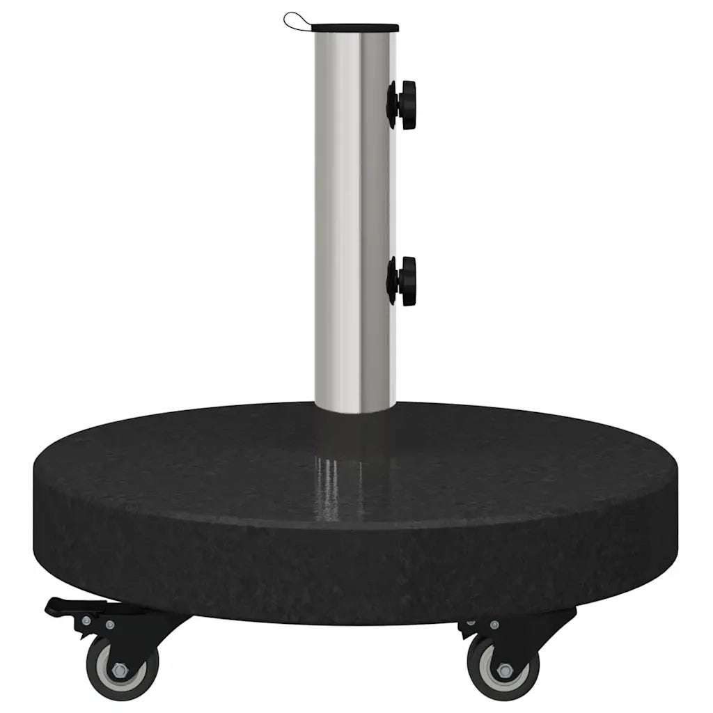 Base per ombrellone 30kg Nero Granito e Acciaio Inossidabile CFW6600728
