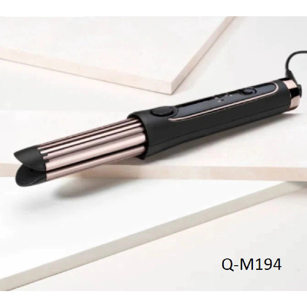 Trade Shop - Piastra Capelli Arricciacapelli In Ceramica 2in1 Q-m194 Tecnologia Ad Aria Fredda -