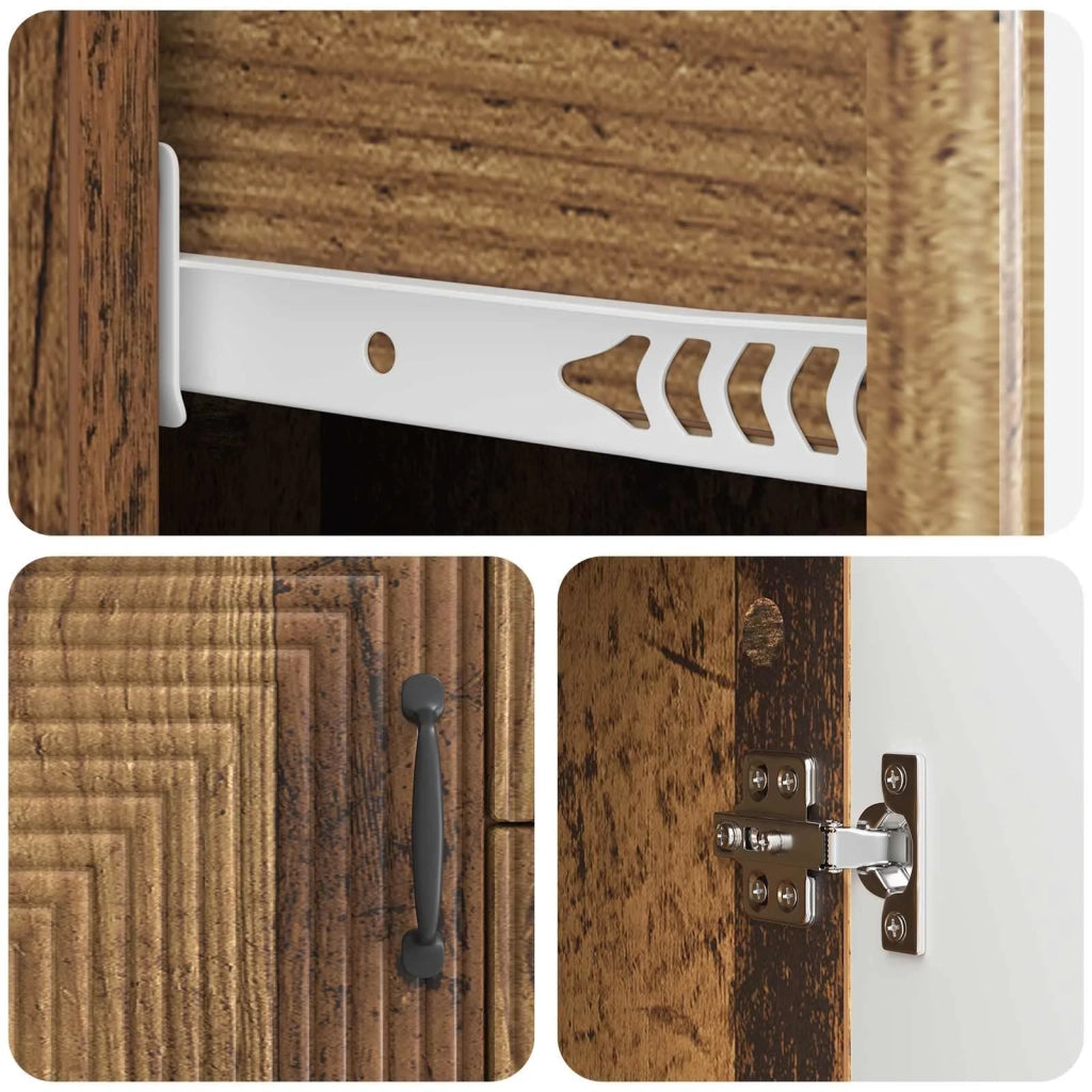 Credenza Legno antico 89 x 34,5 x 60 cm Legno ingegnerizzato