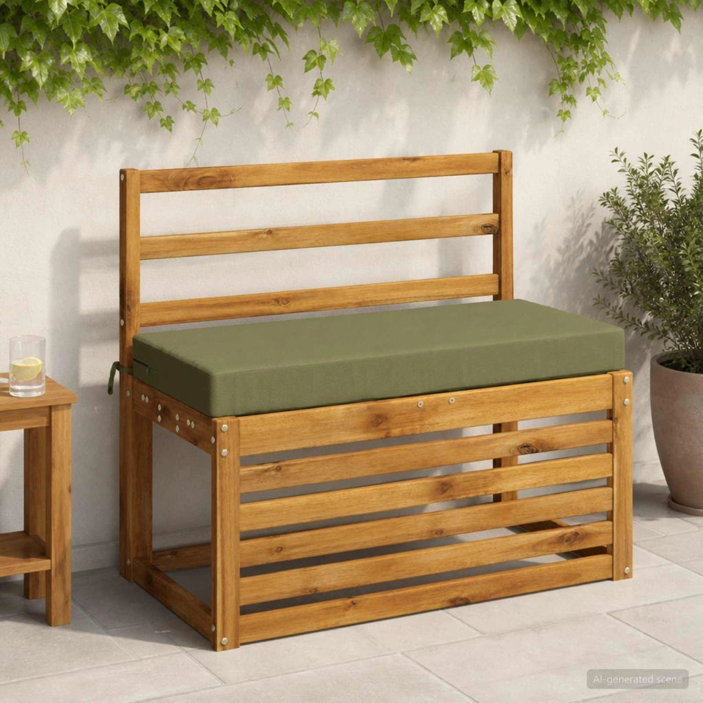 Cuscino per panchina SOEST 100% Poliestere Verde Oliva 949486