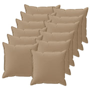 Federa 12 pz HOUTEN Tortora 45 x 45 cm Poliestere 918774