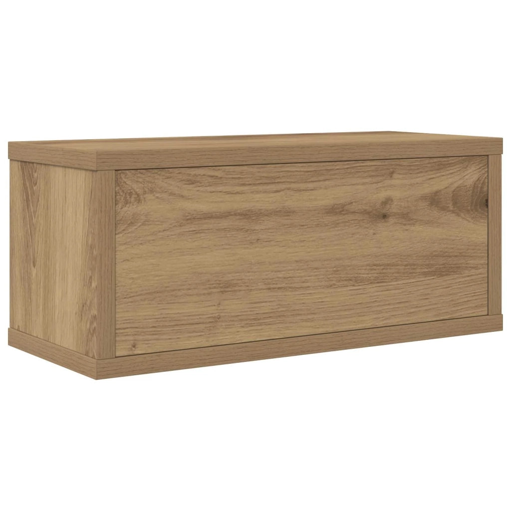 Rack per Stoccaggio CD 2 pz Rovere Artigianale 40 x 17 x 17 cm 8012728