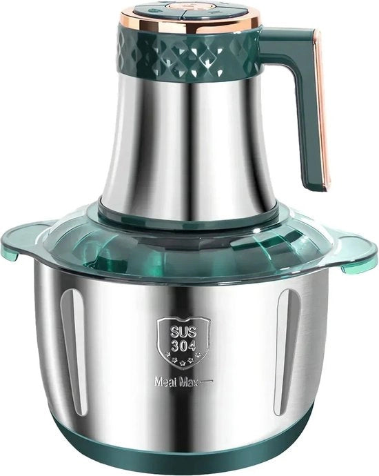 Prodotto per la preparazione della carne - Mulinello elettrico per carne - Mulinello per carne - Prodotto per la preparazione della carne - Processatore alimentare - Mixere da cucina - Mulinello elettrico per carne - Colore: verde 

Modello: Groen