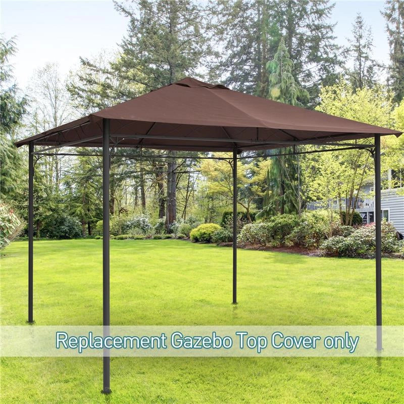 TELO TRASPIRANTE PER GAZEBO 3 X 3 MT IN COLORE CAFFÈ