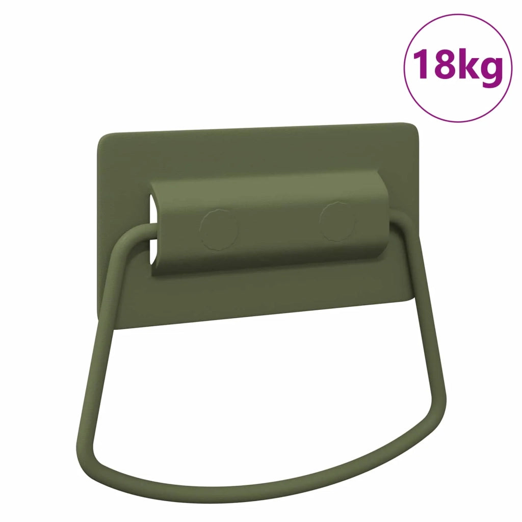 Maniglie per Armadi Verde oliva 85 x 45 mm Metallo