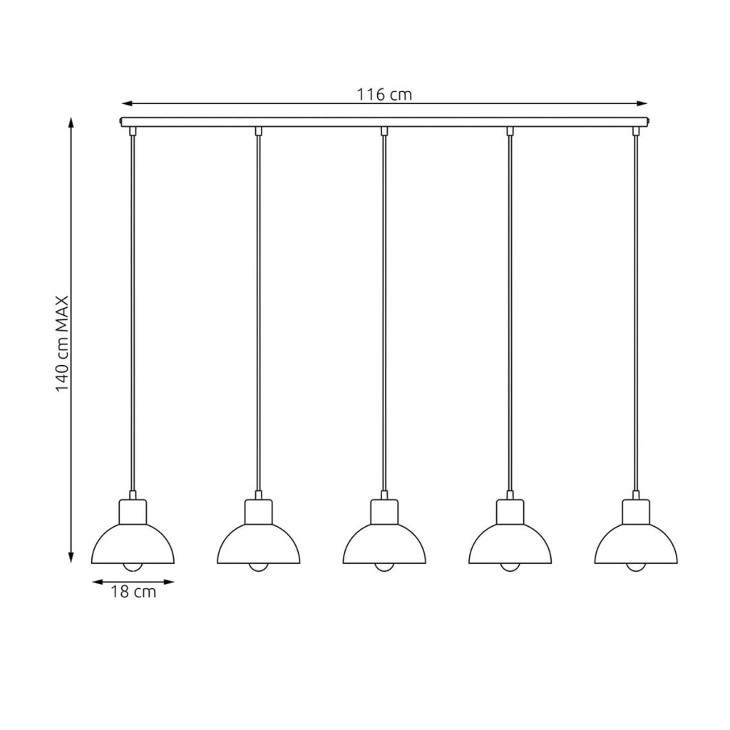 Lampada a sospensione Seco in acciaio bianco opaco e legno