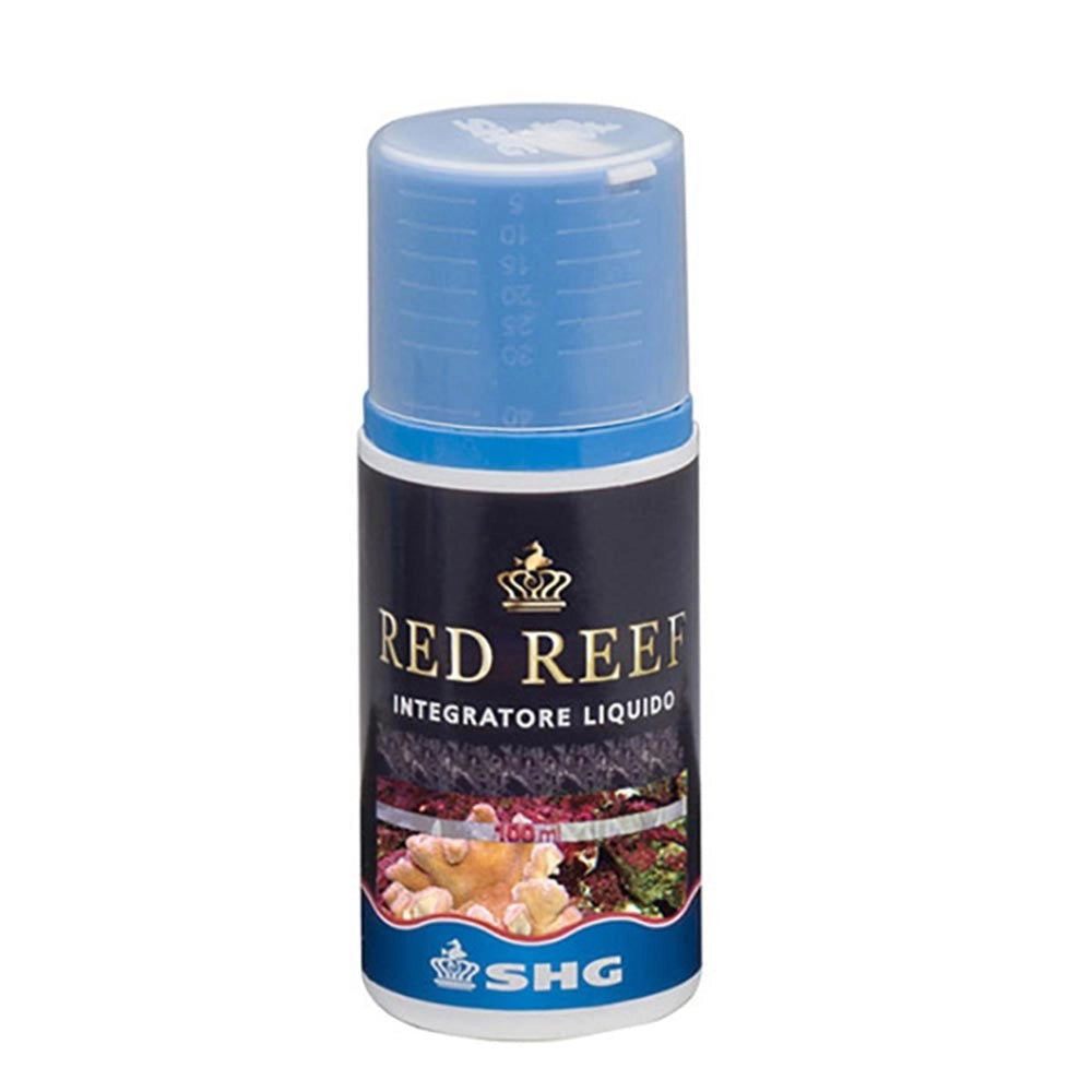 SHG Red reef - Creato per accentuare i colori e la crescita delle alghe calcaree purpuree marine superiori Formato: 100 ml