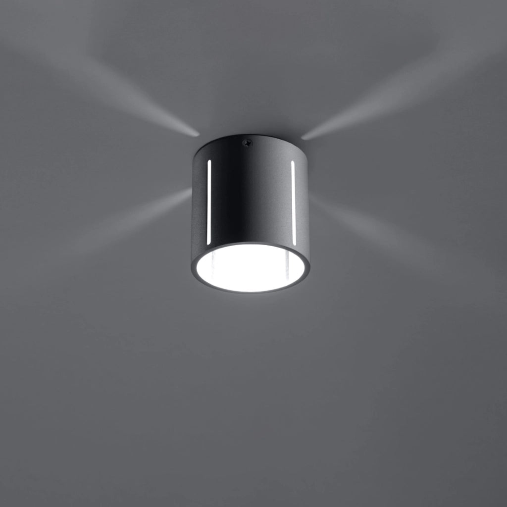 Lampada da soffitto INEZ grigio