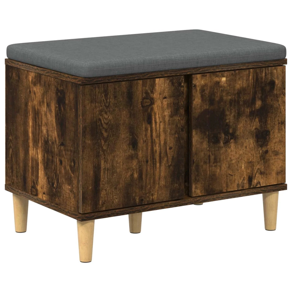 Panca per ingresso con porta Quercia Affumicata 60 x 38 x 46 cm