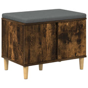 Panca per ingresso con porta Quercia Affumicata 60 x 38 x 46 cm