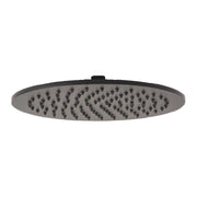 SOFFIONE DOCCIA BLACK D.20CM IN INOX NERO OPACO