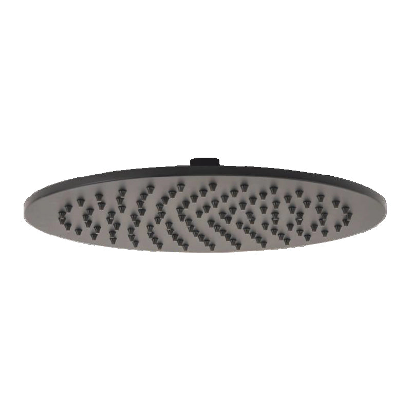 SOFFIONE DOCCIA BLACK D.20CM IN INOX NERO OPACO