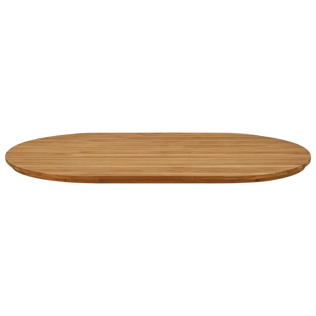 Piano del tavolo 120 x 70 x 3,5 cm Ovale Legno di teak solido 42033164