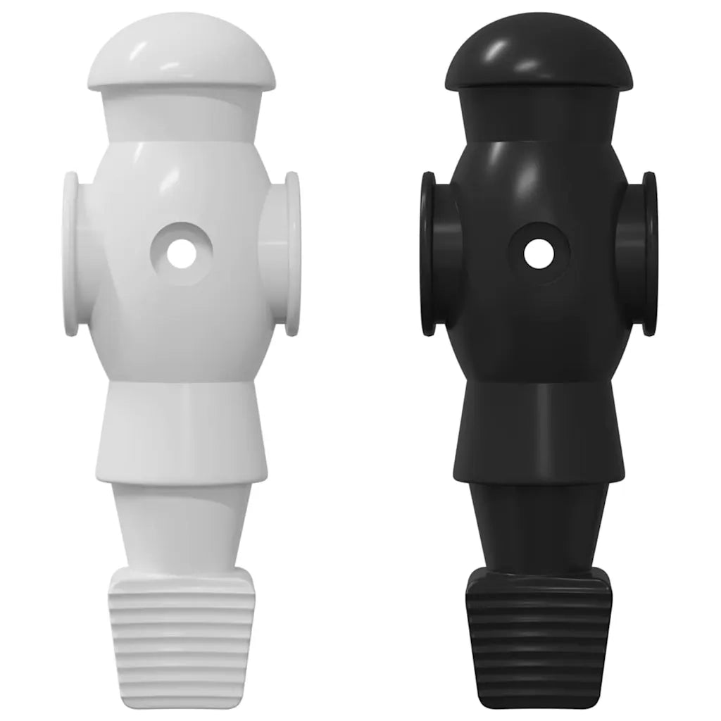 Giocatori di Tavolo da Calcio 24 pz Nero e Bianco HIPS CFW2928916