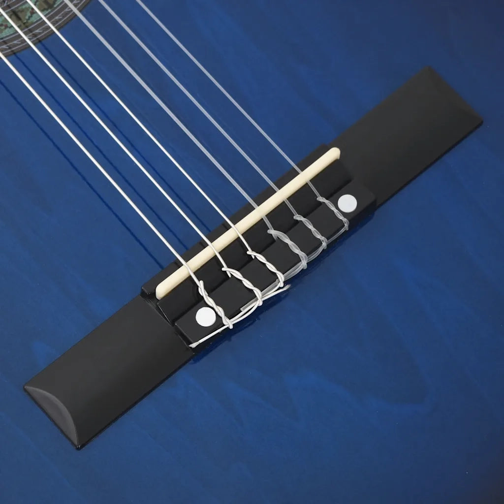 Chitarra Classica Western con Equalizzatore e 6 Corde Blu CFW1860336
