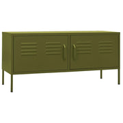 Mobile TV | Armadietto TV | Mobile Porta TV Verde Oliva 105x35x50 cm in Acciaio