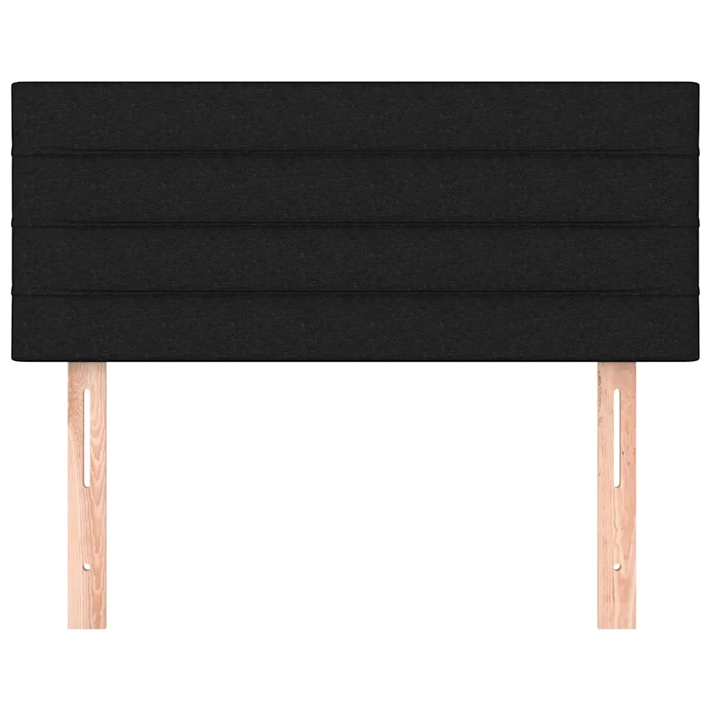 Testiera | Testata Nera 100x5x78/88 cm in Tessuto