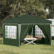 Tenda per feste a pop-up-Gazebo Verde 288 x 288 x 245 cm 515478