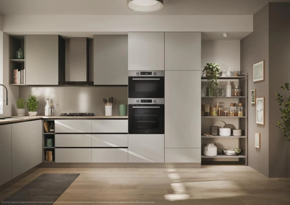 Candy CA6 N5B3EHTX 78 L Nero, Acciaio inox