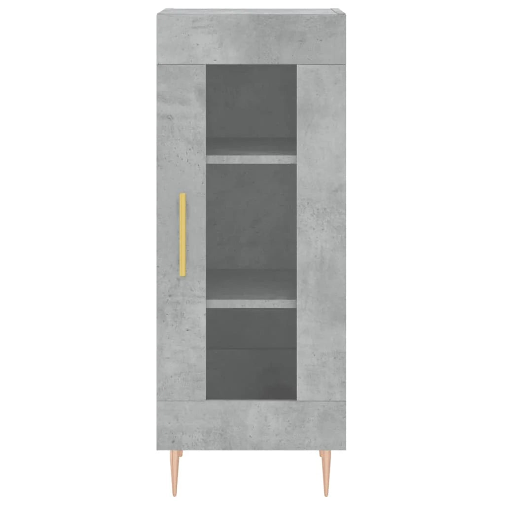 Buffet credenza cassettiera mobiletto mobile contenitore organizer per cucina soggiorno salotto 34,5 x 34 x 90 cm legno ingegnerizzato grigio 02_0031907