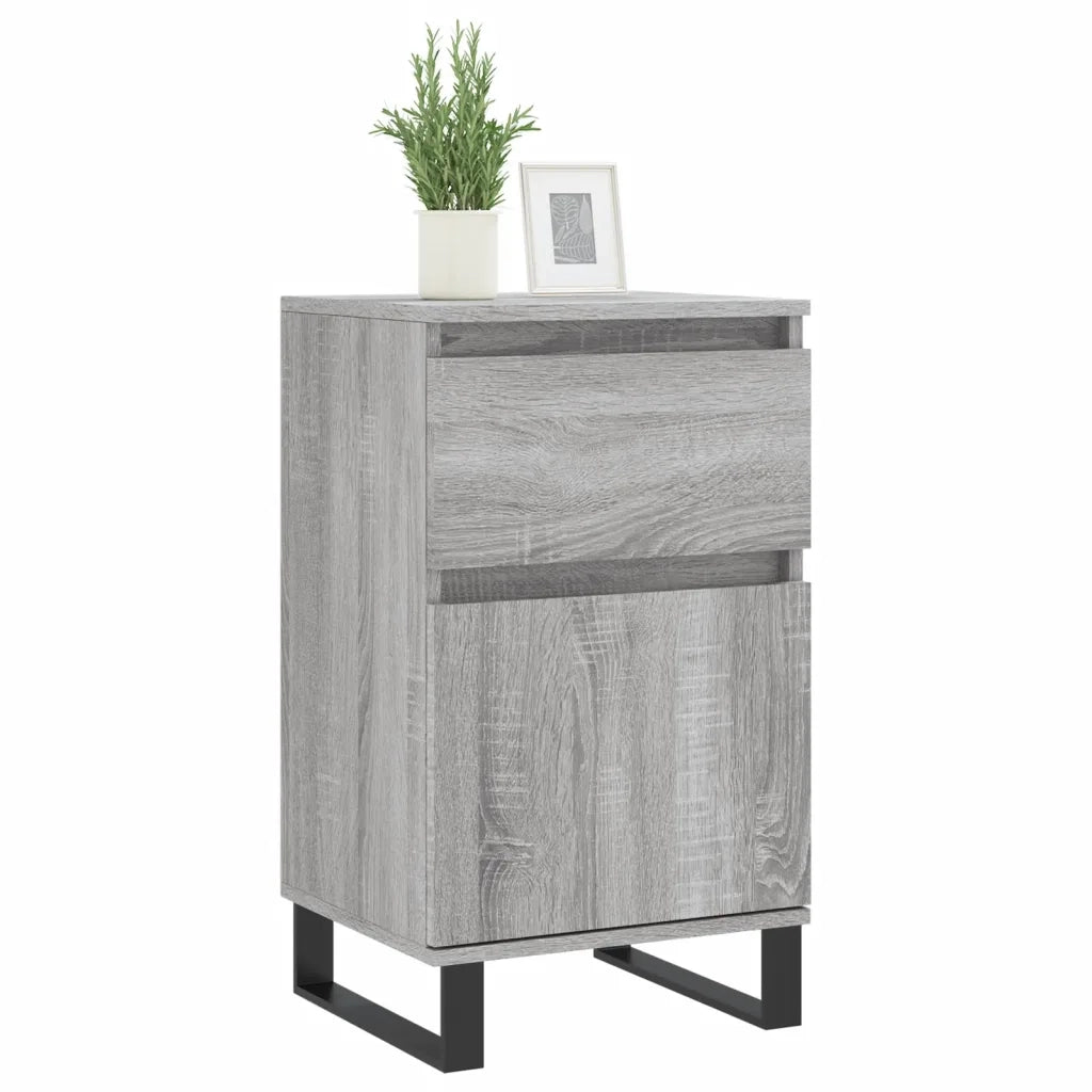 Credenze 2 pz | Madia | Buffet da pranzo | Armadio da pranzo Grigio Sonoma 40x35x70 cm in Legno Multistrato
