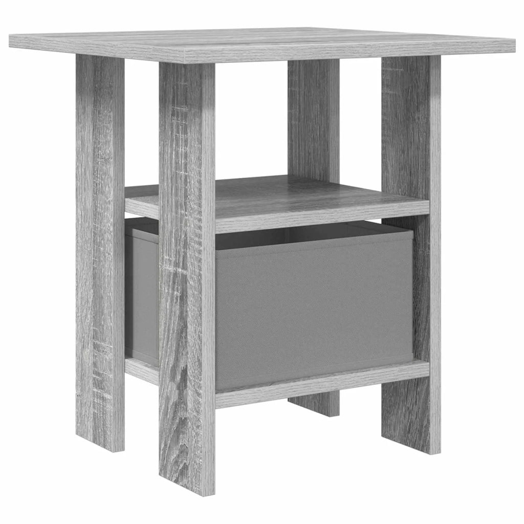Comodino 2 pcs Grigio Sonoma 41 x 40 x 45 cm Legno multistrato