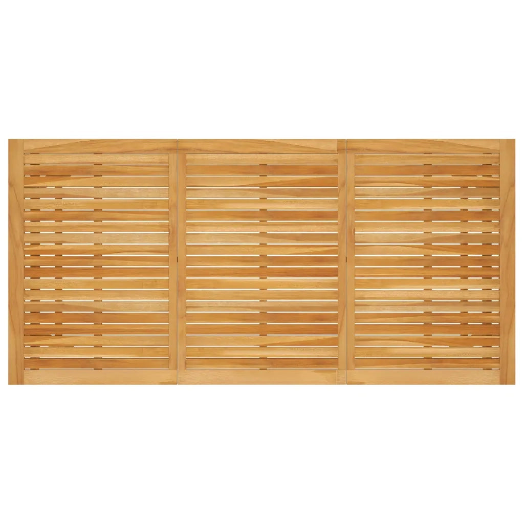 Set Mobili da Pranzo per Giardino 7 pz Nero cod mxl 51641