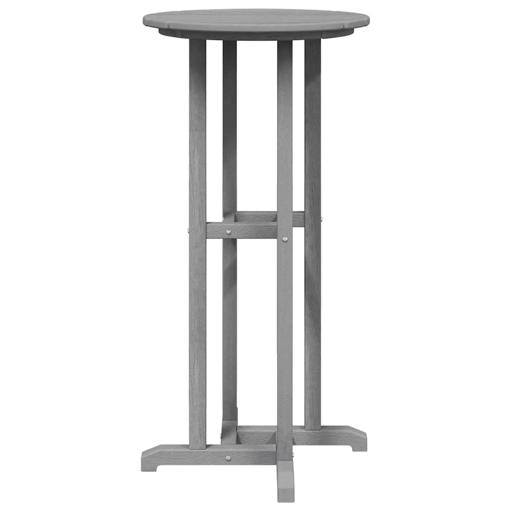 Tavolino da Giardino | Tavolo da bar Grigio chiaro 55 x 55 x 107 cm Polietilene