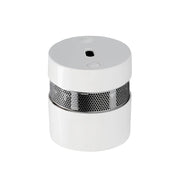 Mini Rilevatore di Fumo Ottico da 85 dB Batteria al Litio CR123A 10 anni EN14604 Bianco Alecto