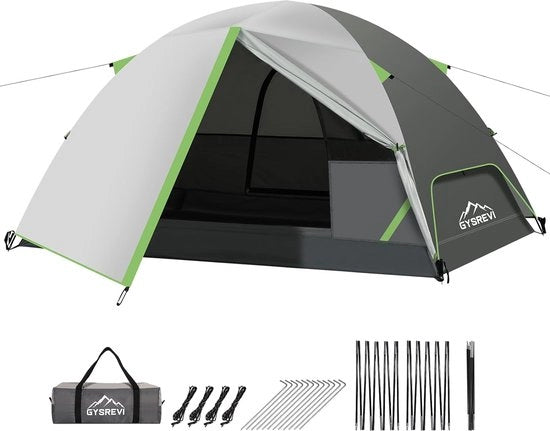 Tenda da campeggio, tenda da tenda, tenda a cupola, impermeabile all'acqua, impermeabile al vento, tenda a cupola, 2 persone, tenda ultraleggera per campeggio, outdoor, trekking