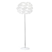 Lampada da Terra Piantana CARRIE Rossi Group, stelo cromato e diffusore in policarbonato bianco, attacco E27, IP20, 75W - CAR003