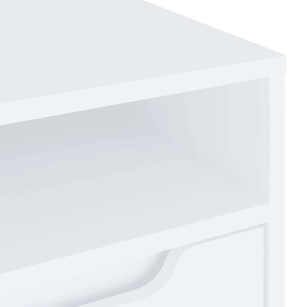 Mobile TV da parete VISNES con ampio spazio di archiviazione 100 x 40 x 38 cm legno ingegnerizzato bianco 02_0058333