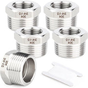 Adattatore Reducer in acciaio inossidabile 304, BSP Maschio x BSP Femmina, Fitting di adattamento per acqua olio aria gas