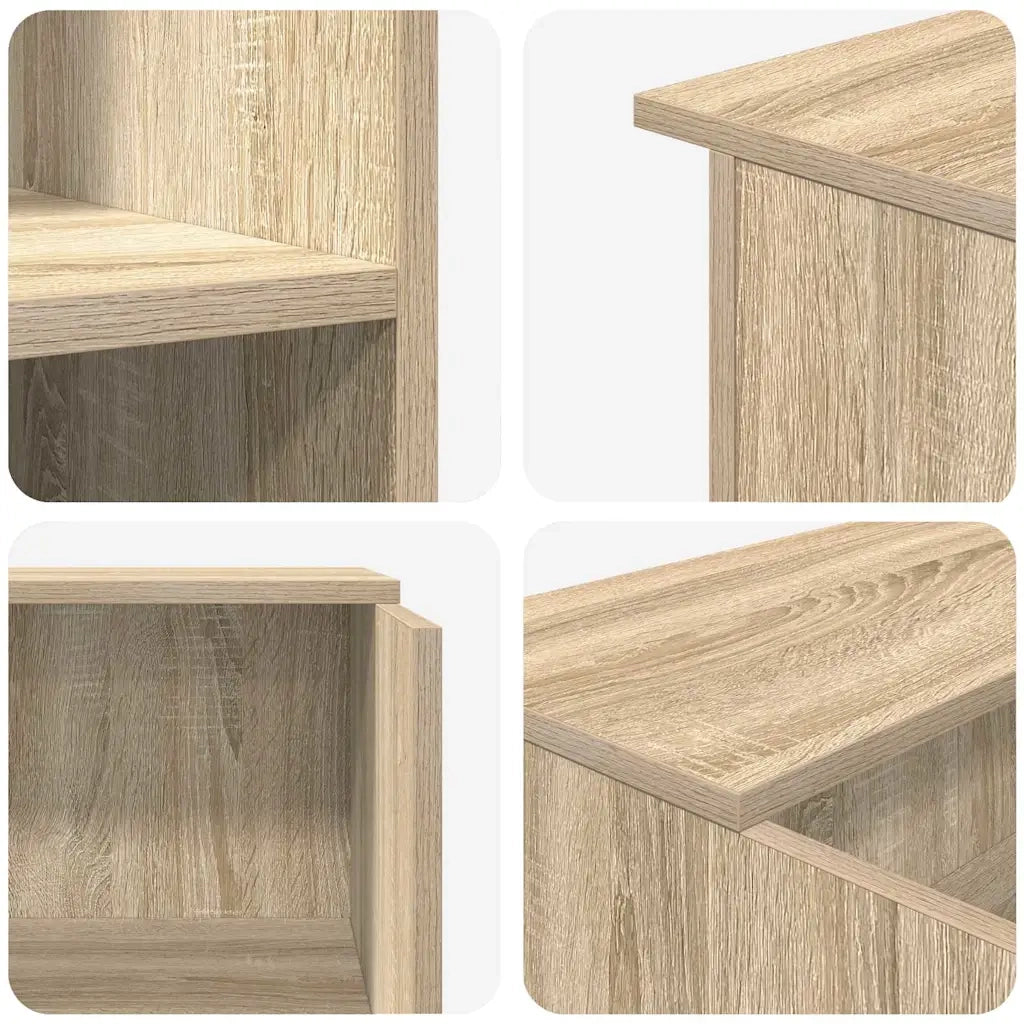 Scrivania per Reception-Tavolo per reception Rovere Sonoma 100x50x103,5 cm in Legno Massello