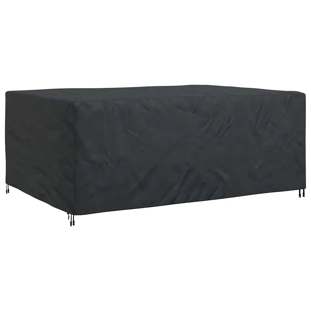 vidaXL Copertura per mobili da esterno Nero 280 x 204 x 106 cm 600D