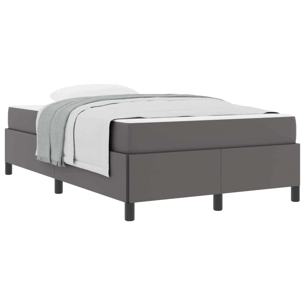 Struttura del letto con materasso Grigio 120 x 200 cm Tessuto 3398997