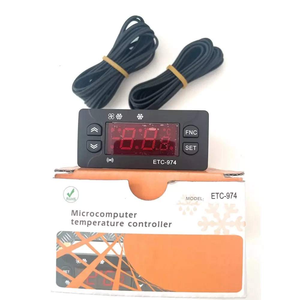 TELE TERMOSTATO CELLE FRIGORIFERE EL974 NTC COMPARATIVO ID974 ELIWELL 2 SONDE - UNIVERSALE