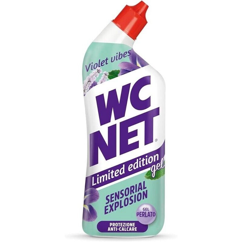 SET 4 WC NET WC GEL LIMITED EDITION 700ML VIOLET VIBES PROTEZIONE ANTI-CALCARE