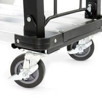 Carrello da trasporto pieghevole max 150kg, allungabile, con freno