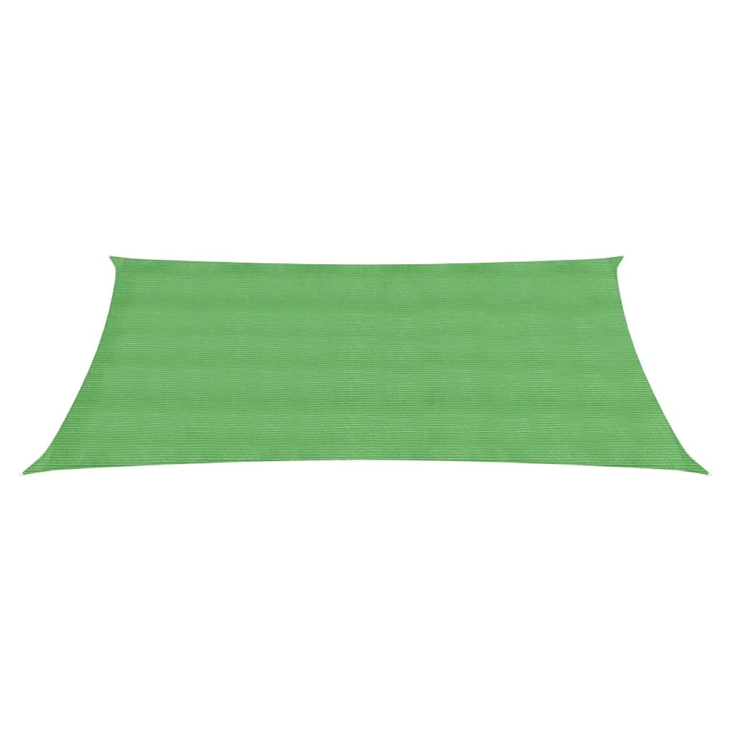 Vela ombreggiante 160 g/m² verde chiaro 4 x 6 m HDPE 02_0009394