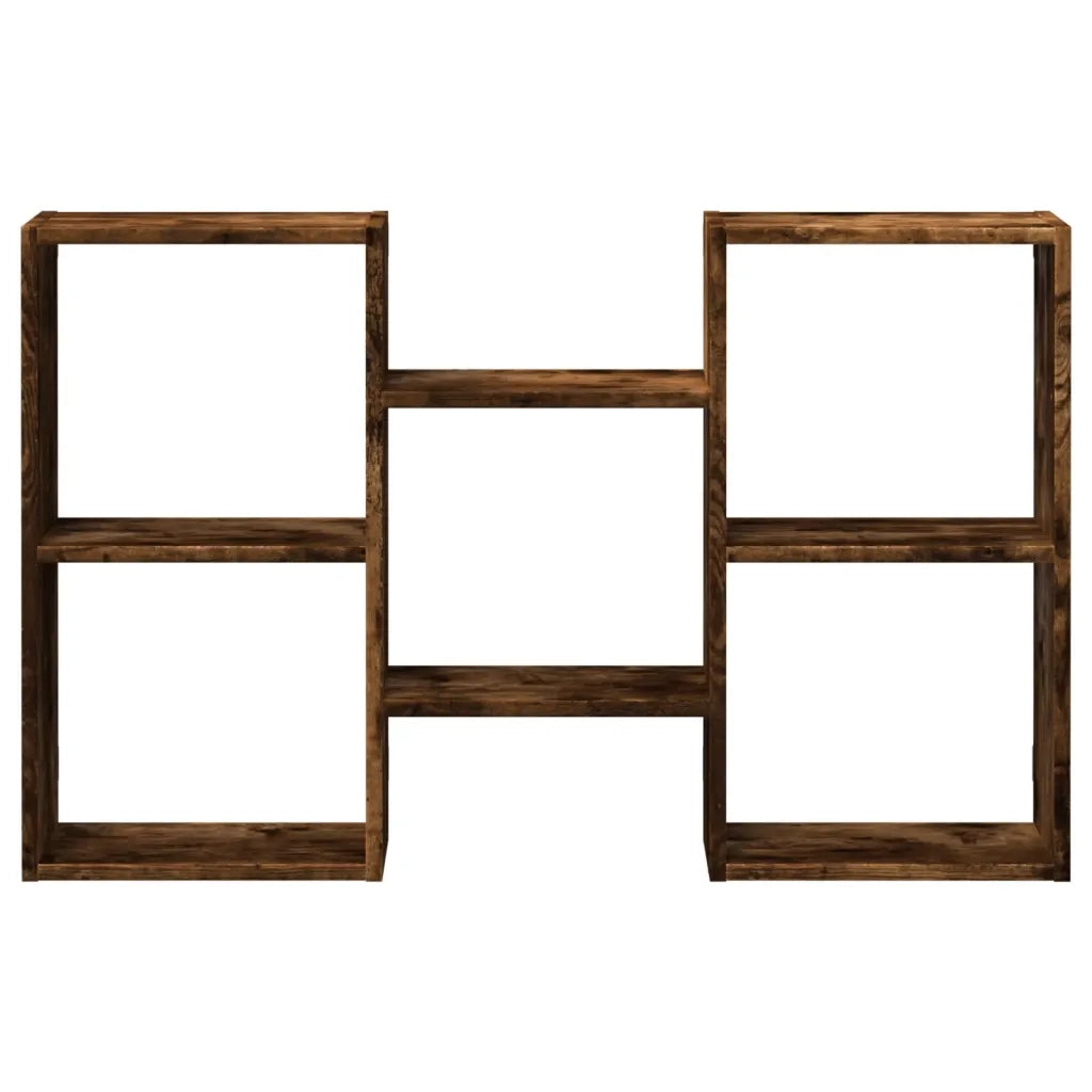 Mensola a Muro Rovere Fumo 96x18x60 cm in Truciolato 853231