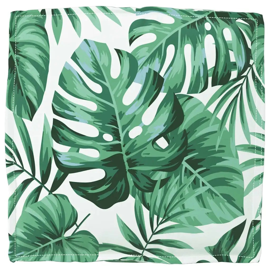 Cuscino 4 pcs Motivo Foglia 40 x 40 x 8 cm Tessuto Oxford 42001596