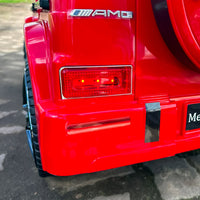 Macchina Elettrica per Bambini 12V con Licenza Mercedes AMG G63 Small Rossa