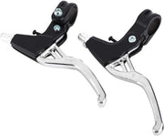 Manubrio in lega di alluminio per biciclette da montagna - 1 coppia - adatto per biciclette da strada - biciclette pieghevoli - argento