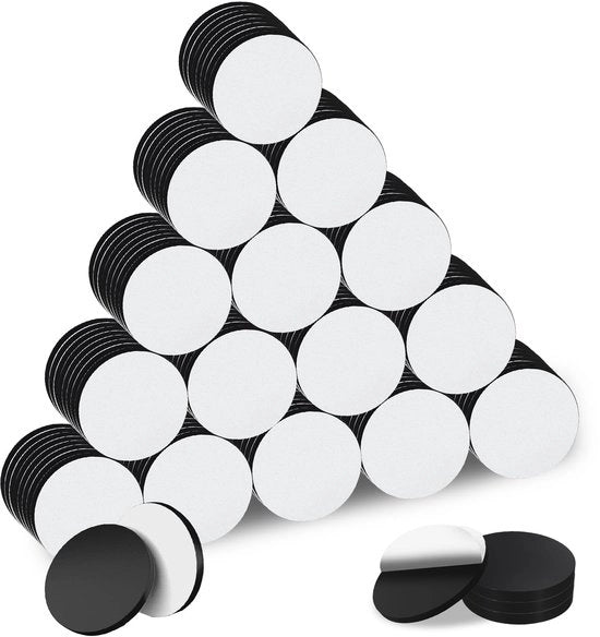 150 piastre adesive di magneti, 20 x 2 mm mini magneti adesivi per attaccare, dischi magnetici a forma di cerchio, magneti adesivi per uso su whiteboard, frigorifero, ufficio, scuola, casa