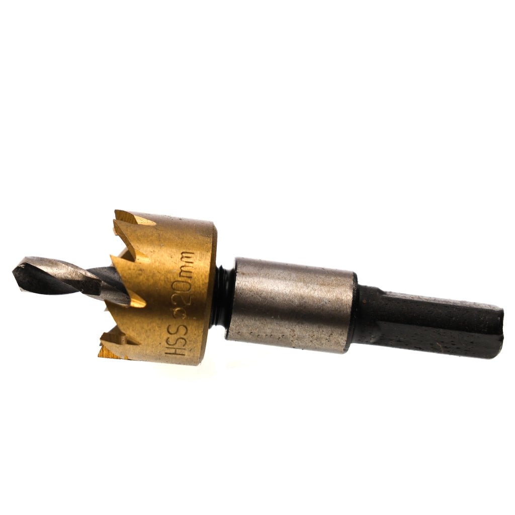 Set di Seghe a Tazza per Metallo, Legno e Acciaio – 5 Pezzi (16-30mm) | HSS Rivestito in Titanio | Precisione e Durata