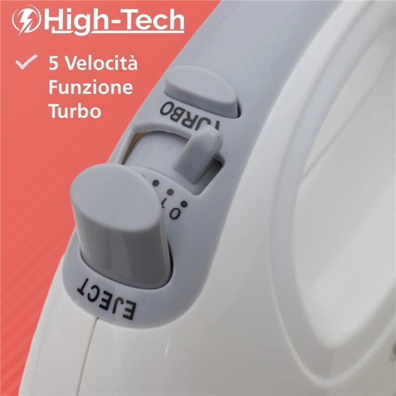 HIGH-TECH MIXER CON CIOTOLA DA 2 LT E POTENZA DA 200 W