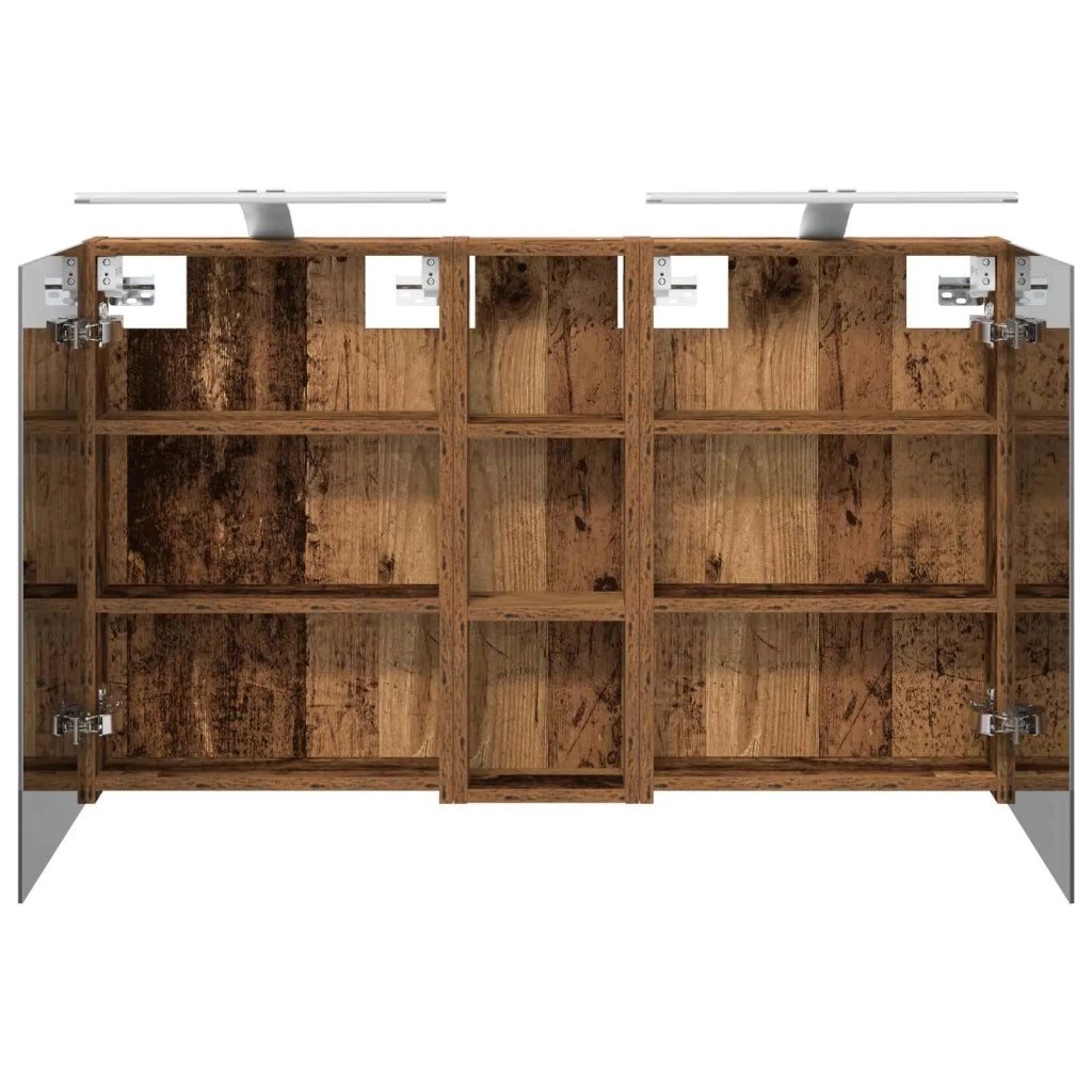 Set di Armadi da Bagno con porta 3 pcs 100 x 10,5 x 60,5 cm 3403710