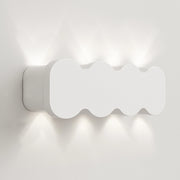 Applique da Muro 8 Led Lampada a Parete Bianco con Luce Bianco Freddo 21x8x3cm