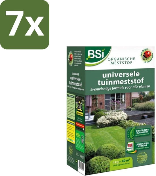 Materia Organica Universale - Crescita Equilibrata e Piante Forti - 4 kg (40 m²) - Confezione in Bulk - 7 pezzi